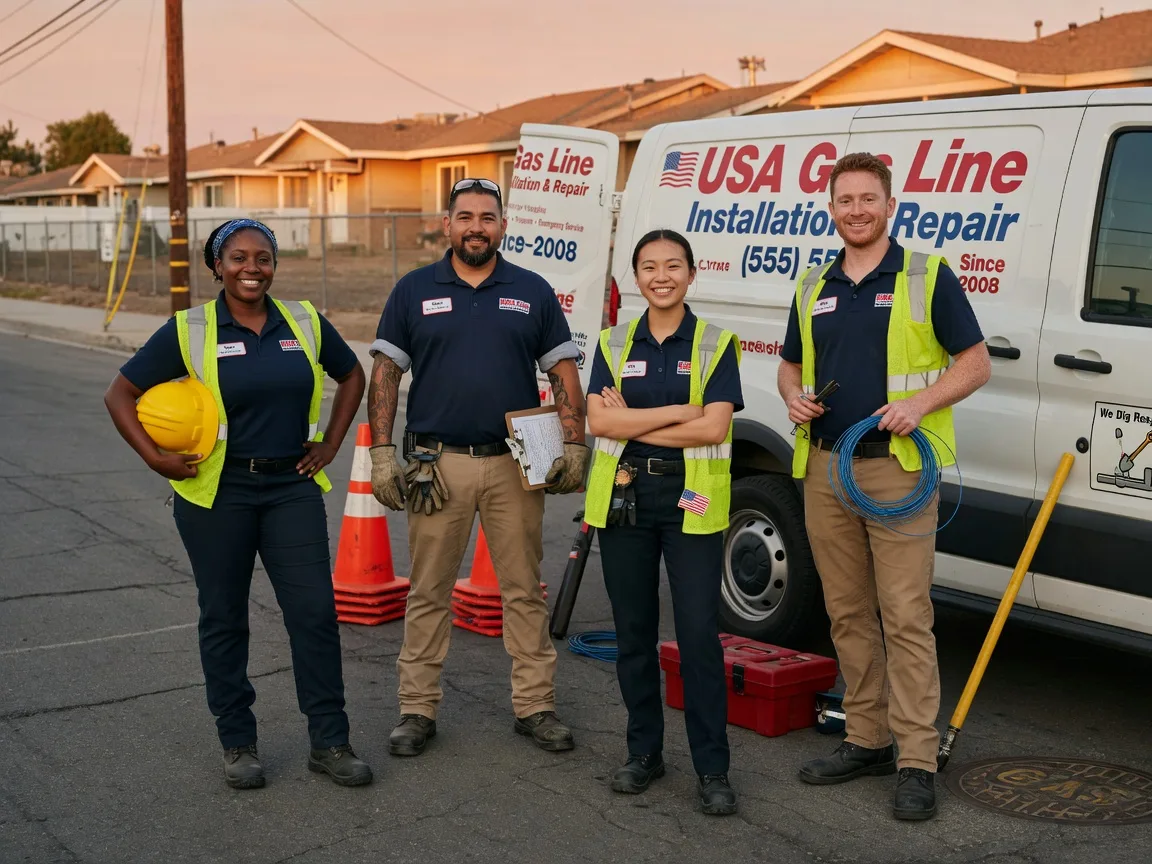 Gas Line Installation company in Colfax, IL